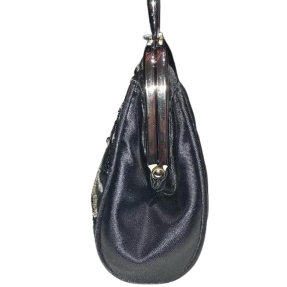 GAP Sequin and Beaded Black Clutch - Picture 4 of 10